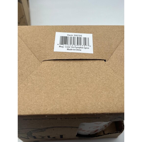 Primitives by Kathy 2pc 10oz Mug Set Pumpkin Spice & A Prayer NIB - Picture 5 of 5